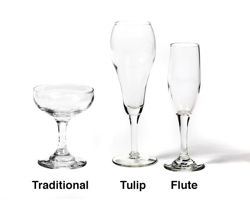 5.5oz Clear Melodia Champagne Flute - Glassware - Elite Tent & Party Rental